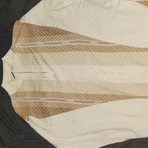 Stacy Adams-Cream Sweater-XL